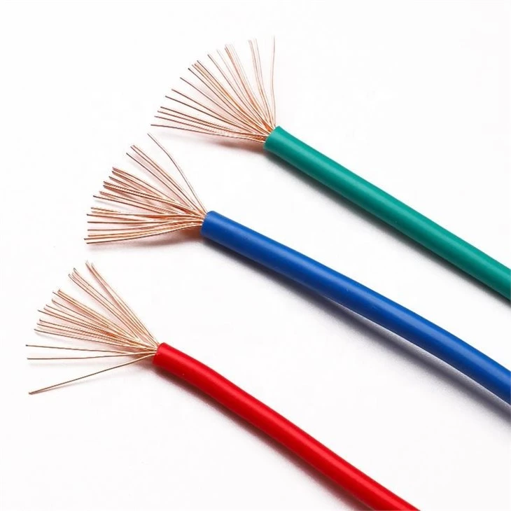 RV Flexible Copper Wire PVC Insulated Single Core Electrical Cable