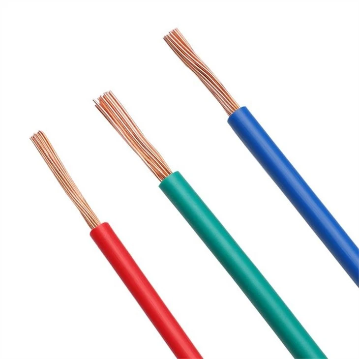RV Flexible Copper Wire PVC Insulated Single Core Electrical Cable