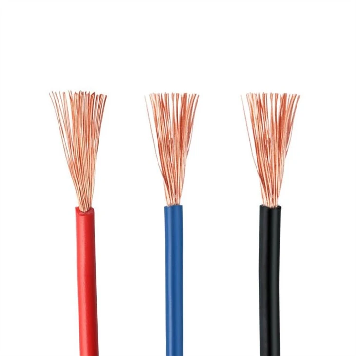 RV Flexible Copper Wire PVC Insulated Single Core Electrical Cable